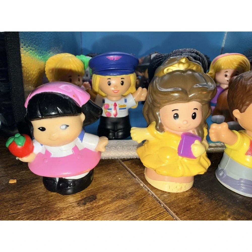 Fisher Price Little People Mixed Lot 31 Figures Dog Police Car Disney DC Encanto